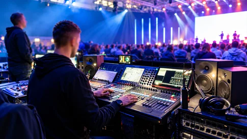 Professionele geluidstechniek van MSS Geluidstechniek voor evenementen, liveoptredens en presentaties, met aandacht voor helder geluid en betrouwbare apparatuur.
